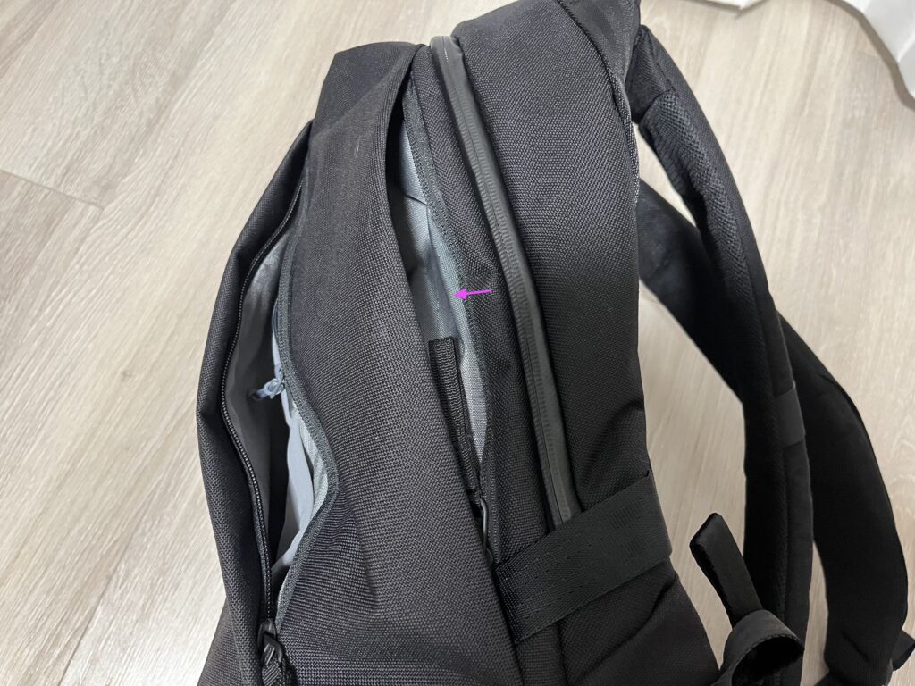 ABLE CARRY Daily Plus BEAMS別注モデルの通勤用バックパック外観